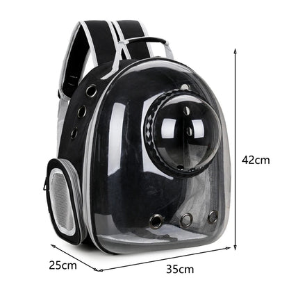 Transparent Pet Travel Backpack