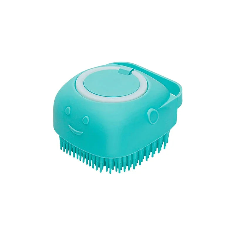 Pet Bathing Brush with Soap Dispenser