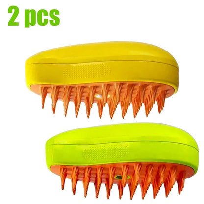 1-2PCS Pet Steam Brush