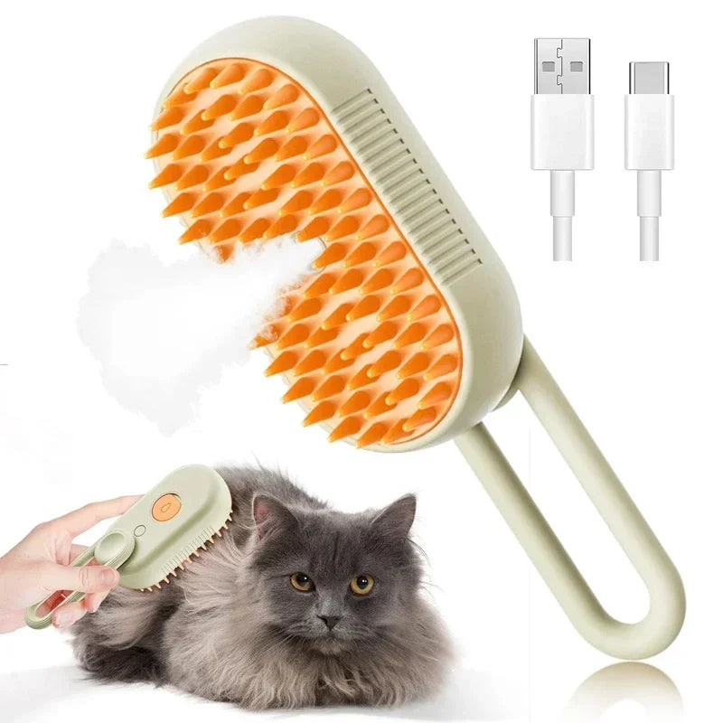 1-2PCS Pet Steam Brush