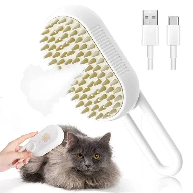 1-2PCS Pet Steam Brush
