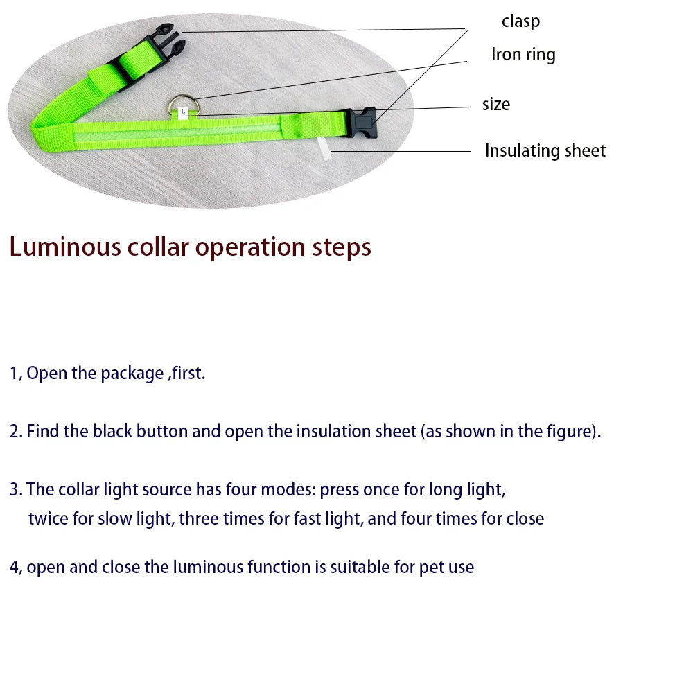 LED Collar for Safety