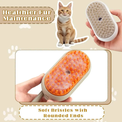1-2PCS Pet Steam Brush