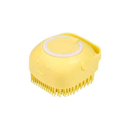 Pet Bathing Brush with Soap Dispenser